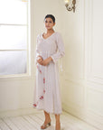 Ecru Linen Dress