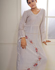 Ecru Linen Dress