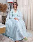 Aasmani Anarkali Set